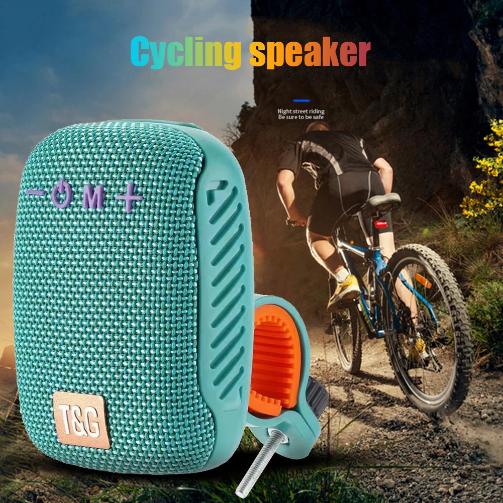 Bicycle Wireless Stereo Speaker Portable Outdoor Boombox Type-C USB Rechargeable Bluetooth-Compatible for Scooter Motorcycle